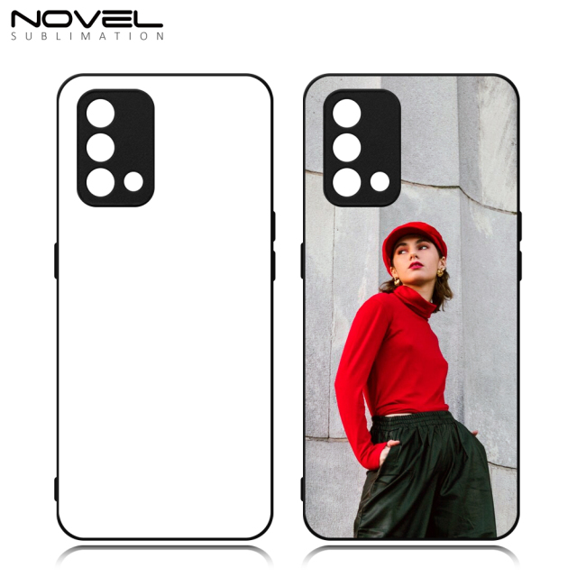 Smooth Sides!!! For Oppo A74 4G/F19,A58 /A57 4G/A57e 4G/A57S 4G/A77 4G Sublimation 2D TPU Case Cover With Aluminum Insert