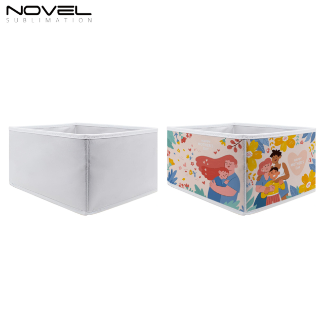 Sublimation Non-Woven Fabric Storage Boxes Closet Organizers for Clothes Storage, Office Storage