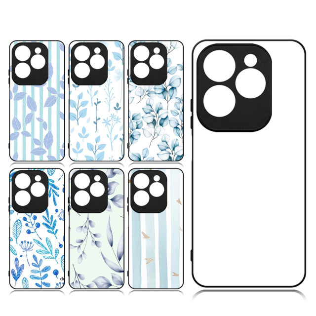 New Arrival Sublimation 2D TPU Phone Case for Infinix Hot 40/40Pro、 HOT 30、Hot 30i、9、20s with Aluminum Insert