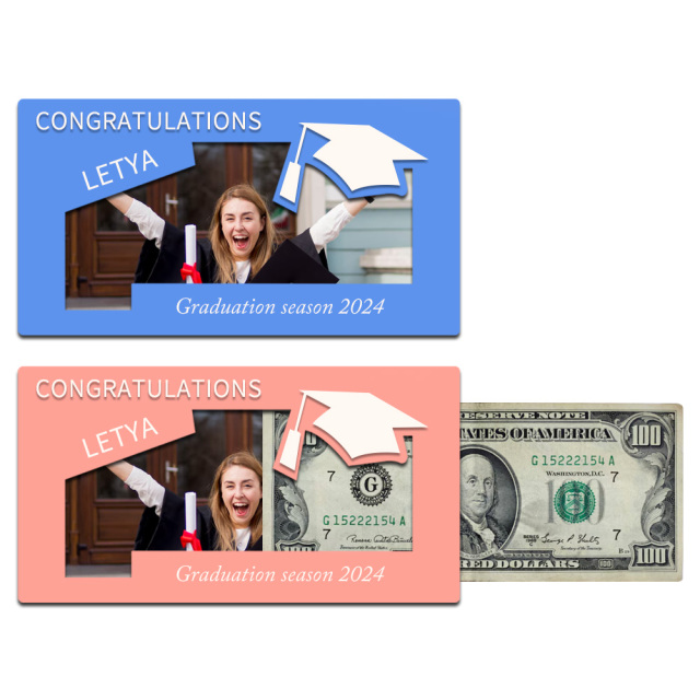 New Arrival Sublimation Three-Layer Money Card