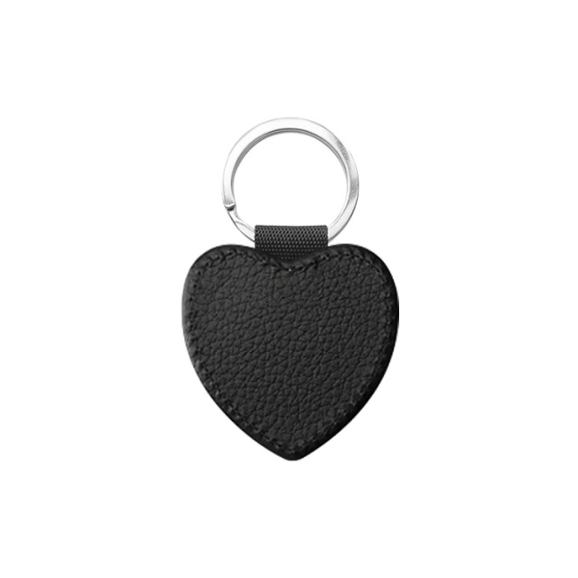 Popular DIY Sublimation PU Leather Blank Leather Keychain,Single-sided Printable Key Ring Key Tag