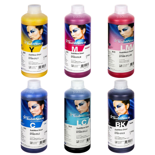 Sublimation Professional Dye Ink Printers Heat Press Transfer Six Colors Available for 100ml/ 1000ml Made in Korea Ink