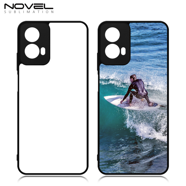 New Arrival Sublimation blank 2D TPU Phone Case for Moto G Play 5G 2024 DIY Shell With Aluminum Sheet