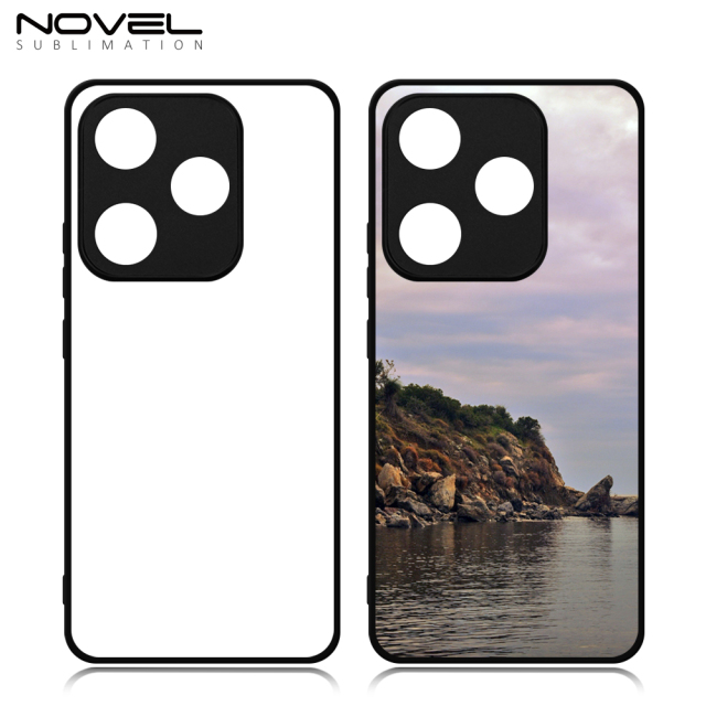 New Arrival Sublimation 2D TPU Phone Case for Redmi Turbo 3 5G DIY Shell With Aluminum Sheet