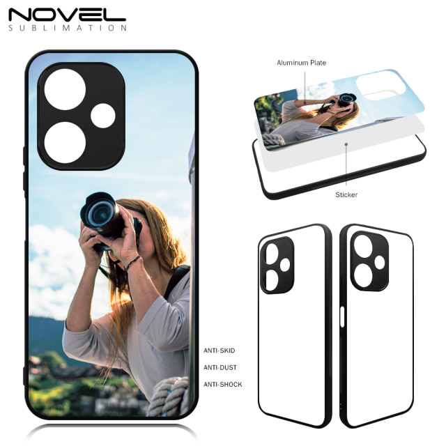 Smooth Sides!!! For Honor Play 40C,Honor Play 50 Sublimation Blank 2D TPU Phone Case With Aluminum Insert