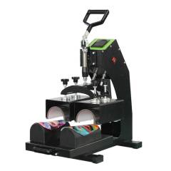 Dual-Station Shin Guard Heat Press Machine - Arc-Shaped Sublimation Transfer Equipment for Shin Guards