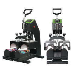 Dual-Station Shin Guard Heat Press Machine - Arc-Shaped Sublimation Transfer Equipment for Shin Guards