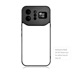 New Arrival!!! Sublimation 2D TPU Phone Case Heat Press DIY Phone Cover with Aluminum Insert for Infinix Note 60 Ultra 5G, Infinix GT 50 Pro 5G
