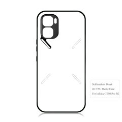 New Arrival!!! Sublimation 2D TPU Phone Case Heat Press DIY Phone Cover with Aluminum Insert for Infinix Note 60 Ultra 5G, Infinix GT 50 Pro 5G