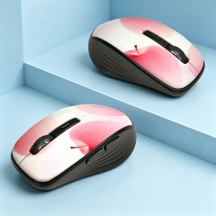 New Style Sublimation Blank Wireless Mouse & Mold Custom 2.4G Wireless Connection Mouse for DIY Heat Transfer Printing - Black Color | Ideal for Home & Office Usgae