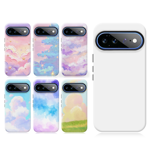 Special Offer | Sublimation Blank 3D 2in1 Film Phone Covers Custom TPU + PC Phone Covers for Google Pixel 7-10 Series DIY for 3D Film Printing