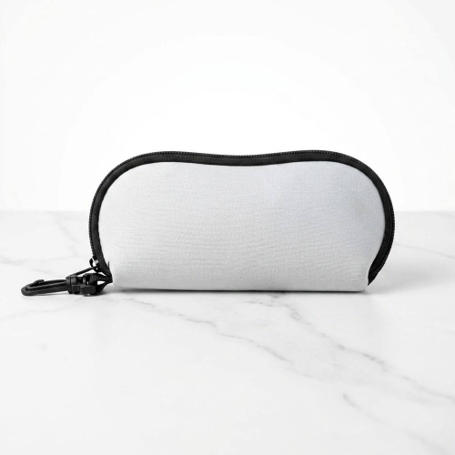 Sublimation Blank Neoprene Eyeglass Pouch | 7.8x18cm Custom Glasses Case for Heat Transfer DIY Personalized Sunglasses Sleeve | Easy to Carry and Store