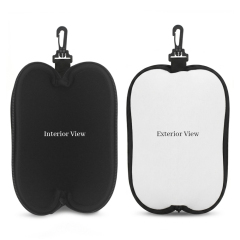 Sublimation Blank Neoprene Eyeglass Pouch | 7.8x18cm Custom Glasses Case for Heat Transfer DIY Personalized Sunglasses Sleeve | Easy to Carry and Store