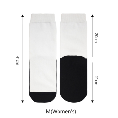 Sublimation Blank White Socks Custom DIY Polyester Socks Blank Heat Transfer Socks Suitable for Children & Men & Women