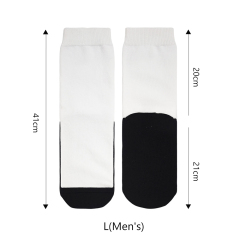 Sublimation Blank White Socks Custom DIY Polyester Socks Blank Heat Transfer Socks Suitable for Children & Men & Women