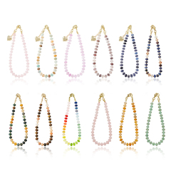 NOVELSUB Handcrafted Natural Stone Phone & Wrist Chain | 18 Styles Natural Stone Phone Chain | Ready to Use Phone Accessory