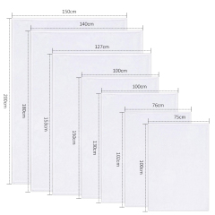 NOVELSUB Sublimation Blank Flanel Blankets Custom DIY 300g Flannel Blankets for Double- sided Printing
