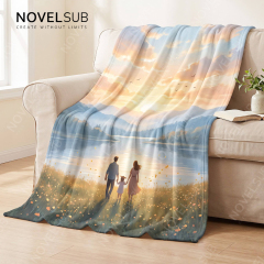 NOVELSUB Sublimation Blank Flanel Blankets Custom DIY 300g Flannel Blankets for Double- sided Printing