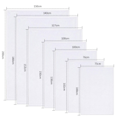 NOVELSUB Sublimation Blank Flanel Blankets Custom DIY 300g Flannel Blankets for Double- sided Printing