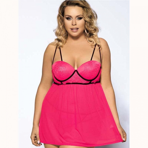Sexy Rose Plus Size Rose Lingerie