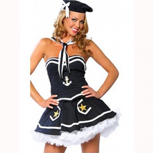 Women Sailor Halloween Costume Fancy Dress