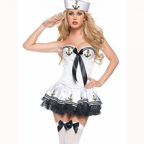 Women Sailor Halloween Costume Fancy Dress