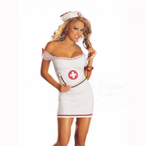 Womens Sexy Lingerie Nurse Uniform Costume