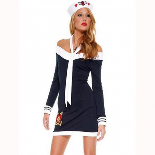 Women Sailor Halloween Costume Fancy Dress