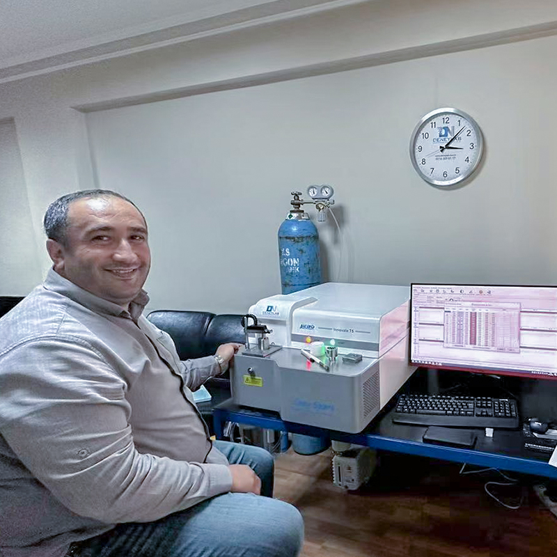 Install T5 Optical Emission Spectrometer for Çelikler Demir Direk