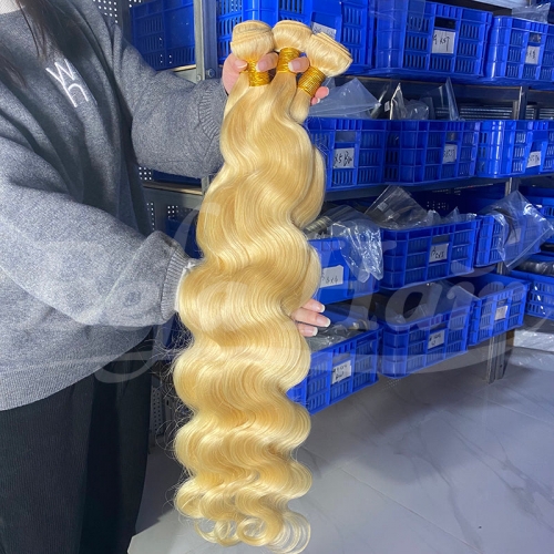 Befa Hair 613# Straight/Body Wave 3Bundles 8-30 Inches Virgin Human Hair Weave