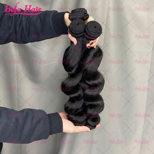 Wholesale  Loose Wave 1Bundles 10-30 Inches Natural Human Hair Weave