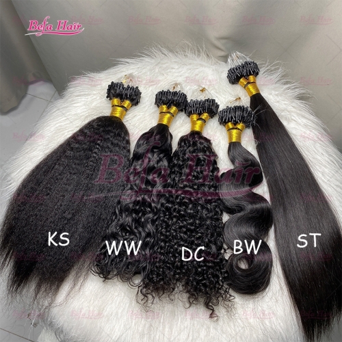 12A Grade Best Quality Micro Loop Ring Hair Extension Factory Wholesale Microlink Hair Extensions