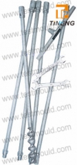 Spiral soil auger