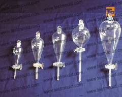 Glass separating funnels