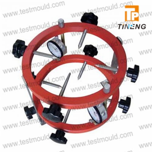 Concrete cylinder compressometer-extensometer