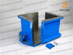Two parts cast iron made cube mould