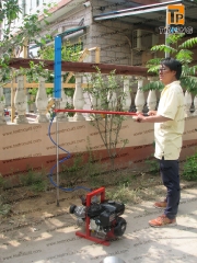 Pneumatic driven dynamic cone penetrometer