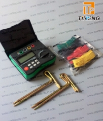 4-Terminal Earth Resistance Tester and Soil Resistivity Tester