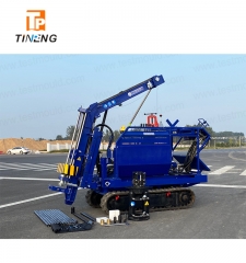 Fully Hydraulic dynamic probing rig on Crawler Chassis