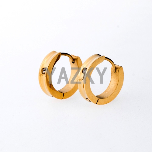 Aretes de acero inoxidable-Dorado