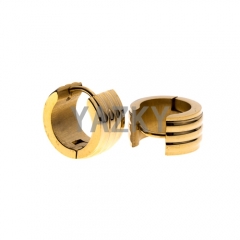 Stainless steel earring-Gold color