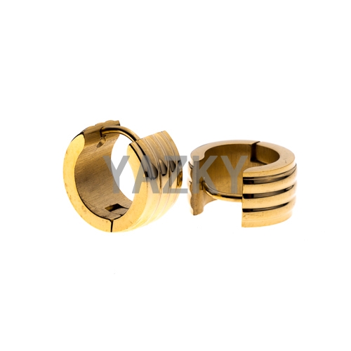 Stainless steel earring-Gold color