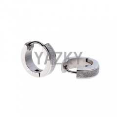 Stainless steel earring-Steel color