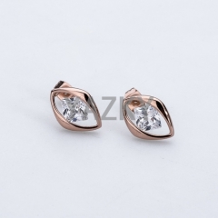 Fashion stainless steel earring-Rose Gold