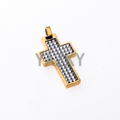 Stainless steel pendant IP Gold