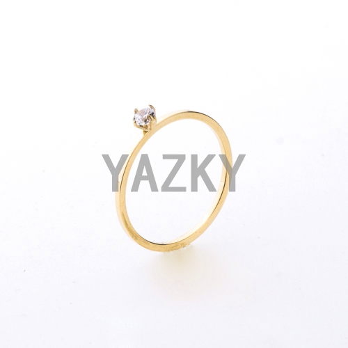 Stainless steel ring-Gold color