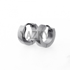 Fashion stainless steel earring-Steel color