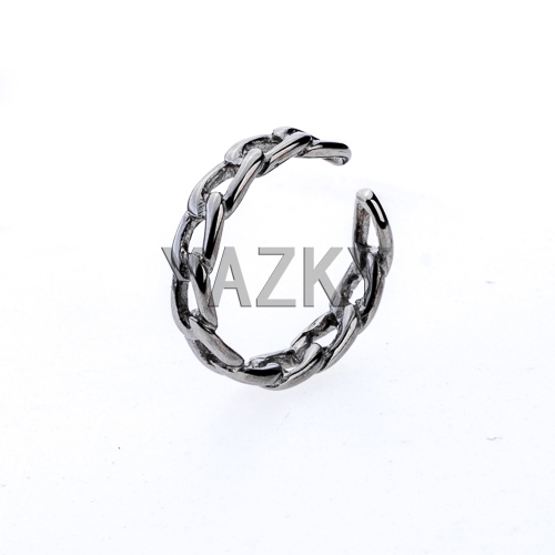 Stainless steel ring -Steel color