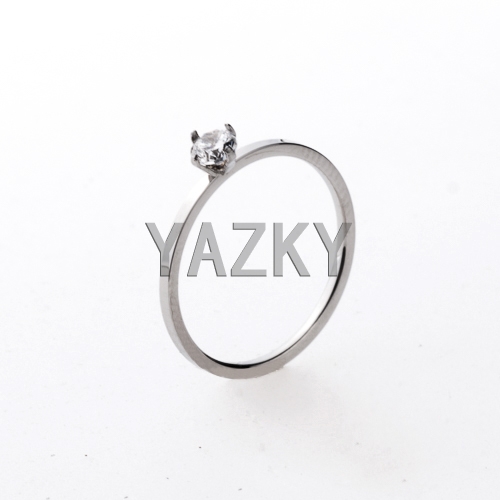 Stainless steel ring -Steel color