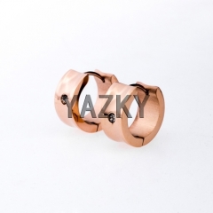 Fashion stainless steel earring-Rose gold color